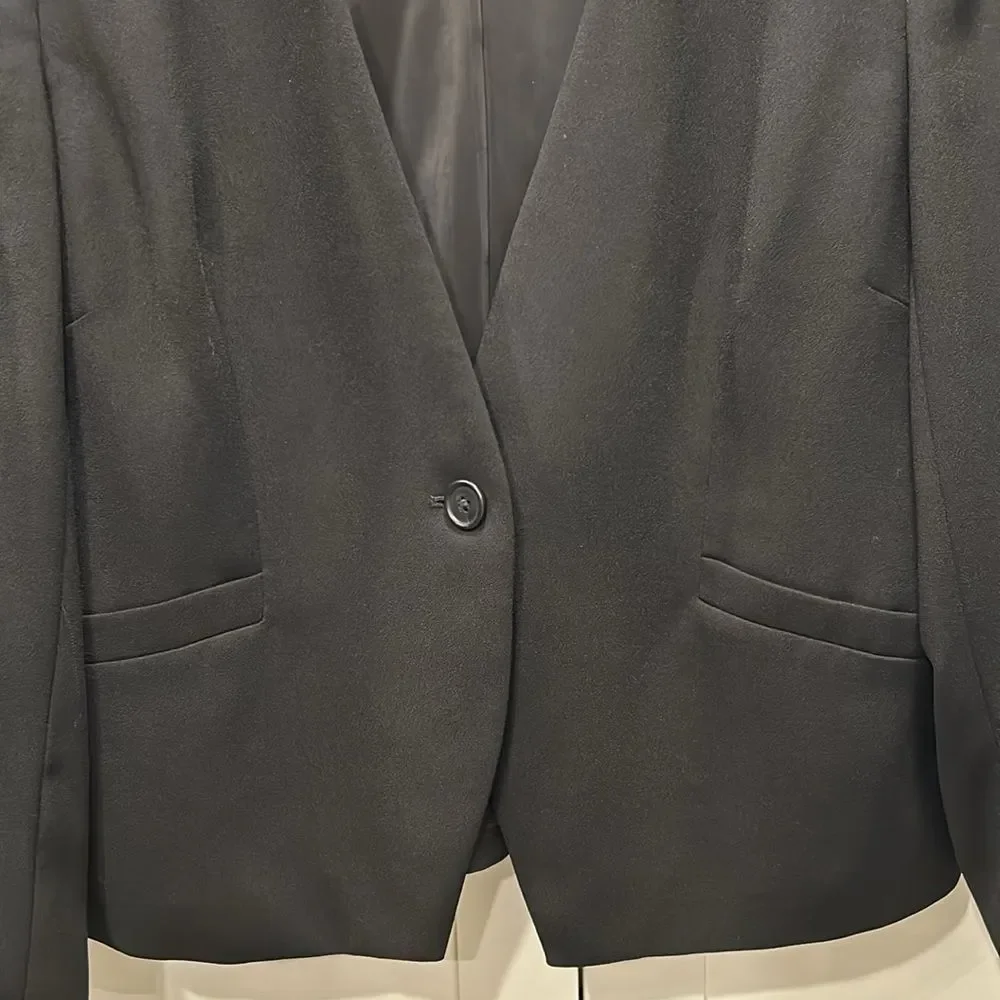 J. Crew 365 Collarless Blazer
